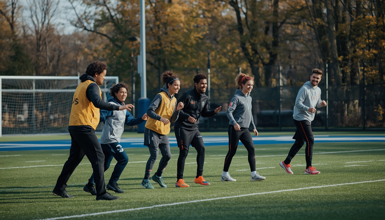 Gloxarelxod team moving together during an active break